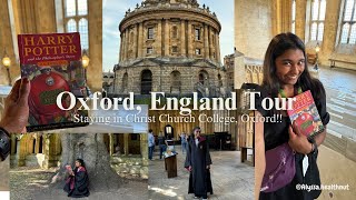 Day in the Life of a HOGWARTS STUDENT Staying  Exploring Christ Church College in Oxford [upl. by Tomkiel394]