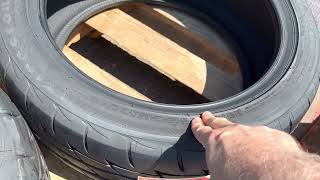 Tire Sidewall Comparison 21545R17 vs 22550R16 Indy500 [upl. by Adelice916]