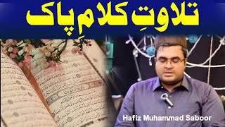 Hafiz Muhammad Saboor  Tilawat E Quran E Pak  View TV network [upl. by Mellman]