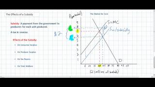 The Effects of a Per Unit Subsidy [upl. by Bates262]