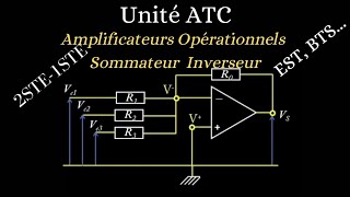 Amplificateurs Opérationnels  Sommateur Inverseur [upl. by Suirred289]