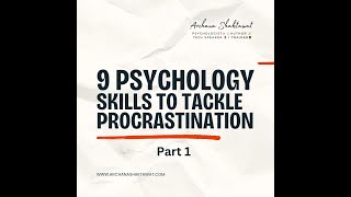 Procrastination PsychologySkills ⏳ 9 Psychology Skills to Tackle Procrastination ⏳ [upl. by Nollahs]