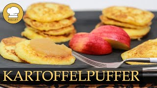 BLITZKARTOFFELPUFFER aus Kloßteig und PIZZAPUFFER [upl. by Tertius]