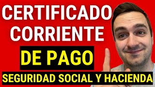 👉 Cómo obtener mi Certificado de estar al Corriente de Pago con Seguridad Social y Hacienda ✅ [upl. by Maje]