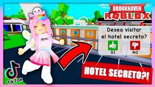 NUEVO SECRETO HOTEL OCULTO en BROOKHAVEN TRUCOS MÁS PELIGROSOS DE TIKTOK en BROOKHAVEN 😱🏨 [upl. by Willi]