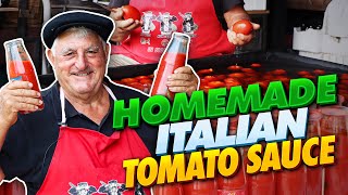 How To Make HOMEMADE TOMATO SAUCE Like an Italian Nonno [upl. by Mcnelly]