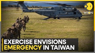 China named hypothetical enemy in USJapan military exercise  WION [upl. by Retha811]