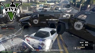 JESTEM ZŁODZIEJEM 2 vs POLICJANCI ZA DYCHĘ  FiveM czyli GTA Online  Hogaty i Shepard 10 [upl. by Letnuahc]