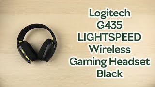 Розпаковка Logitech G435 LIGHTSPEED Wireless Gaming Headset — Black [upl. by Avron446]