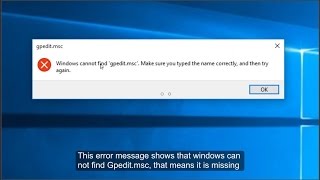 Como instalar GPEDITmsc no Windows 10  11 2023 [upl. by Assirehs]