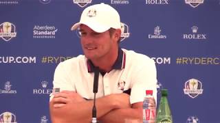 Bryson De Chambeau Full Press Conference  Ryder Cup 2018 [upl. by Melantha]