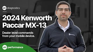 2024 Kenworth T680 with a Paccar MX13 Discover the hidden tool for effortless diagnostics [upl. by Aronoh658]