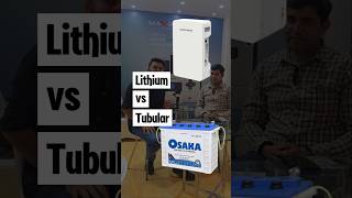 Lithium vs Tubular battery Engineer Habib from Electricalwall LithiumBattery TechAlladin [upl. by Noved]