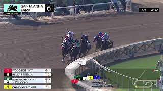 Roman Empress amp Bella Renella finish in a Dead Heat Race 6 on Sunday May 19 at Santa Anita Park [upl. by Krik822]