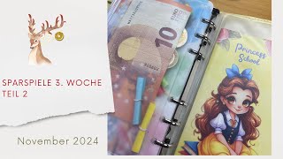 🧙‍♀️🎃 3 SparspielRunde November 2024 🎃🧙‍♀️ Teil 2 🎃🧙‍♀️Sparen mit der Umschlagmethode [upl. by Frazer]