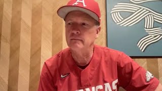 Dave Van Horn postgame  Alabama 4 Arkansas 3 [upl. by Yelrah330]