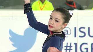 Lara Naki GUTMANN ITA Ladies Short Program EGNANEUMARKT 2017 [upl. by Lannie932]