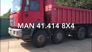 Degroote Trucks MAN 41414  8x4 tipper truck for sale [upl. by Aikenahs32]