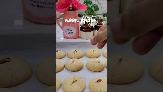 Naan khatai 🥰😋 shorts naankhatai cookies baking [upl. by Noyr952]