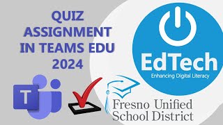 How to Create a Teams Quiz Assignment 2024 [upl. by France569]