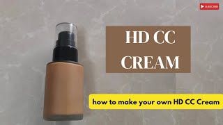 How to make CC cream at homeCC cream recipe [upl. by Latihs]