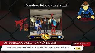 Yaal Ucelo Campeón Kickboxing IOKO 2024  Guatemala vs El Salvador [upl. by Niraa]