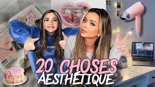 20 CHOSES À FAIRE PENDANT LES VACANCES SCOLAIRE 😍💕  version aesthétique [upl. by Nollie]