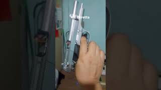 WE M92 Beretta Silver airsoftgun airsoftpistol [upl. by Lewiss]