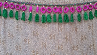 DIY EASY DOOR HANGINGWOOL DOOR HANGING [upl. by Happy]