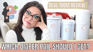 The best diaper pail  Mom Reviews Diaper Genie Ubbi Dekor  Baby Registry Must Have [upl. by Asilehc]