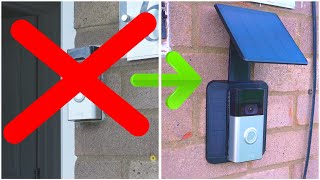 QIBOX Solar Charger For Your Ring Doorbell All You Need To Know  Installation amp Review [upl. by Tolman177]