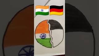 Jana Gana Manavira shors flagdesign youtubeshorts 🇮🇳🇩🇪 [upl. by Nordgren]