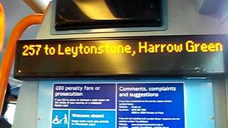 257 to Leytonstone Harrow Green [upl. by Perren96]