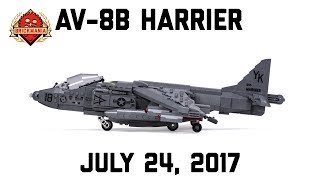 Harrier AV8B  Custom Military Lego [upl. by Terle456]