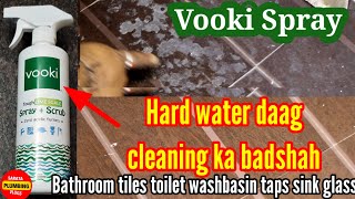 Vooki Spray and Scrub  Bathroom tiles cleaner  toilet and taps cleaner [upl. by Isidore]