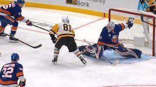 Lehner makes thrilling pad save on Kessel [upl. by Atteuqehs]