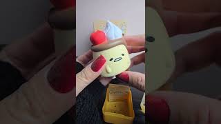 Gudetama the lazy egg squish ums part2 gudetama gudenstationery squishy [upl. by Delos262]