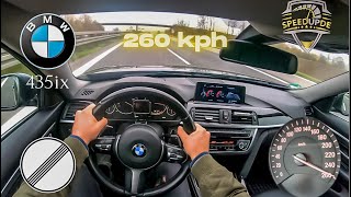 BMW 435i Coupe I 306 HP I TOPSPEED ON GERMAN AUTOBAHN NO LIMIT by SpeedUpDE [upl. by Grishilda]