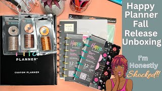 Happy Planner Fall Release Unboxing  Im honestly Shocked [upl. by Iinde]