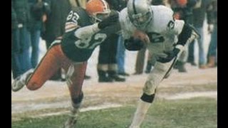 1980 WK 18 AFC Division Playoff Oakland Raiders 125  Cleveland Browns 115 Red Right 88 [upl. by Cadel]