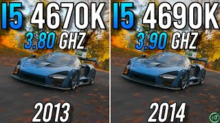 i5 4670k vs i5 4690k Tested in 2022 [upl. by Elleinnod901]