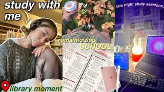 STUDY WITH ME VLOG ♡ how i study effectively  take notes this will motivate you [upl. by Ruzich]