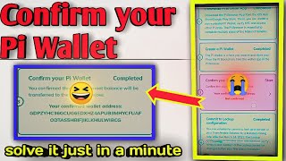 Confirm your Pi wallet how to confirm your Pi wallet »mrteachnical [upl. by Tennies]