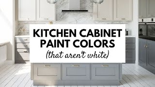 Beautiful Kitchen Cabinet Paint Colors that arent white [upl. by Tiersten]