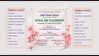 Annual Day Celebration 202223 Little Flower School Uppal  Hyderabad [upl. by Aerdnas]