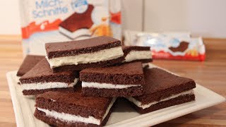 Milchschnitte Rezept  selbst machen  einfach  Nachgemacht Original trifft Sally  Sallys Welt [upl. by Aliak816]