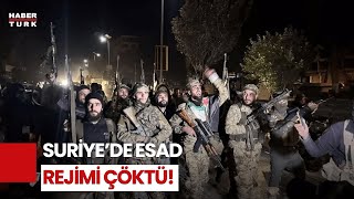 CANLI  Suriye’de Esad rejimi çöktü Muhalifler başkente girdi Beşar Esad Şamı terk etti [upl. by Lingwood]