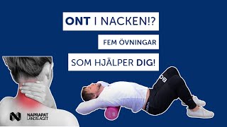 Övningar Som Hjälper vid Ont i Nacken [upl. by Annawot774]