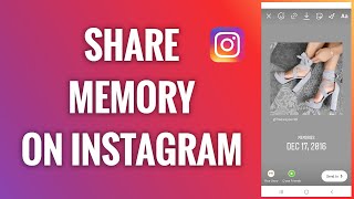 How To Share A Memory On Instagram [upl. by Hgieliak721]