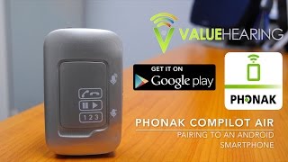 Phonak Compilot Air  Android Pairing [upl. by Raffarty]